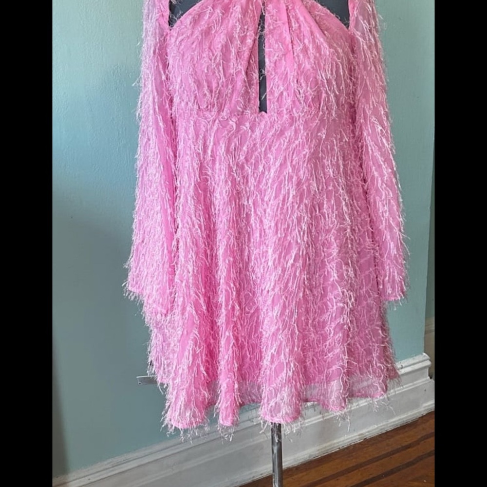 ASOS Pink Textured Dress